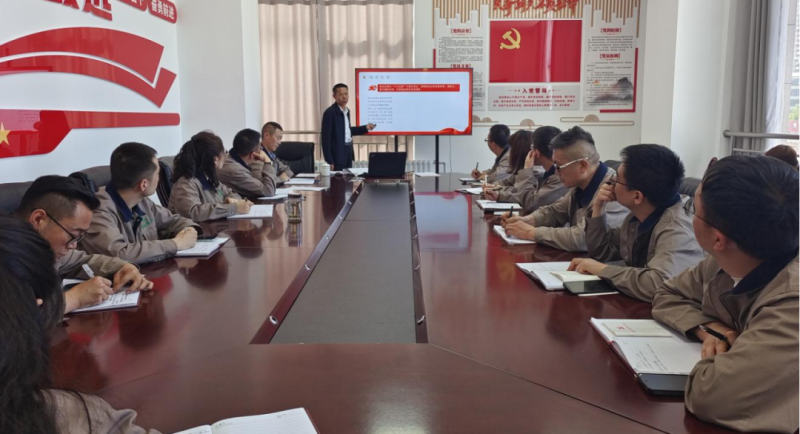 恪守&ldquo;六大紀(jì)律&rdquo; 筑牢思想根基&mdash;&mdash;集團(tuán)黨委委員、紀(jì)委書記赴朝物開投公司黨支部講授專題黨課